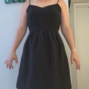 JCrew Black A Line Dress